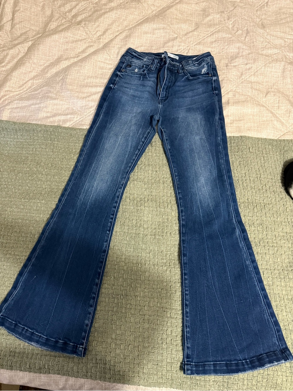 KanCan Dark Indigo Flare Jeans